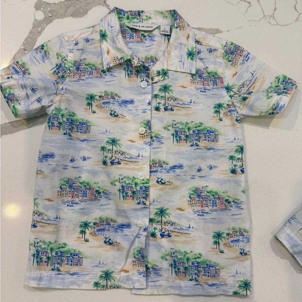 Janie and Jack Cabana Shirt, 3T